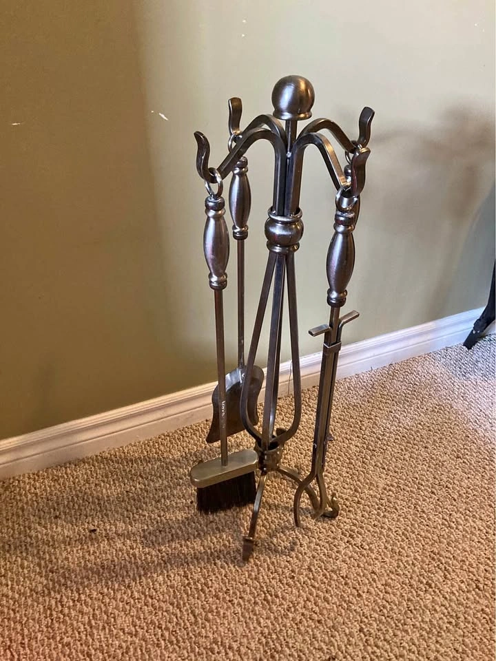Fireplace tool stand