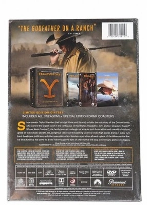 Yellowstone Seasons 1-3 Limited Edition 12 DVD Box Set - photo 2