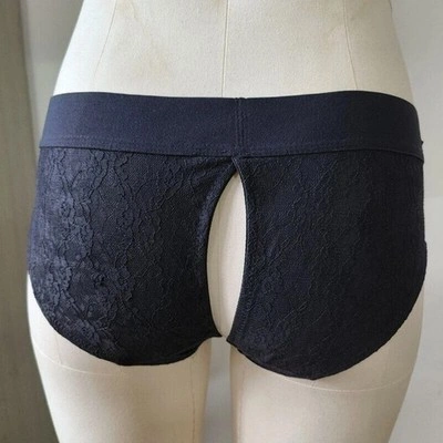 Men Women Open Front Back Hole Briefs Sissy Bikini Underwear - photo 4