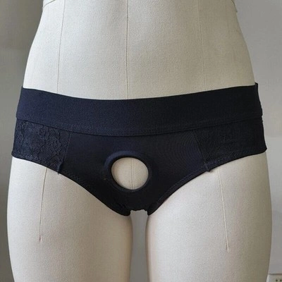 Men Women Open Front Back Hole Briefs Sissy Bikini Underwear - photo 5