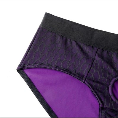 Men Women Open Front Back Hole Briefs Sissy Bikini Underwear