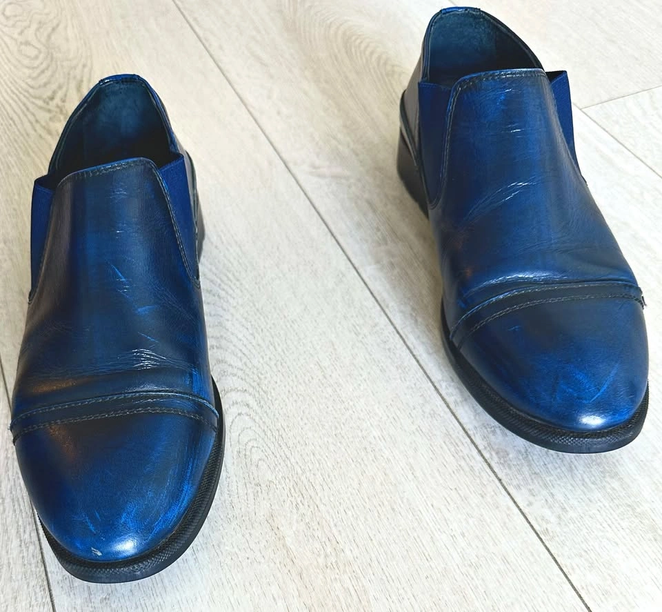Real leather shoes for women