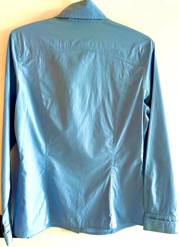 Women Mexx Blue Collared Shirt - photo 2