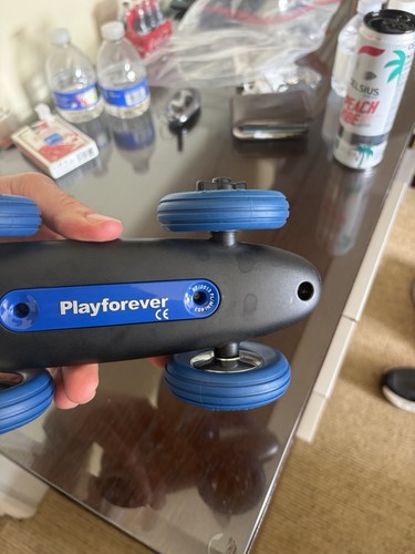 Playforever 2014 Silver & Blue Toy Race Car #86 - photo 3