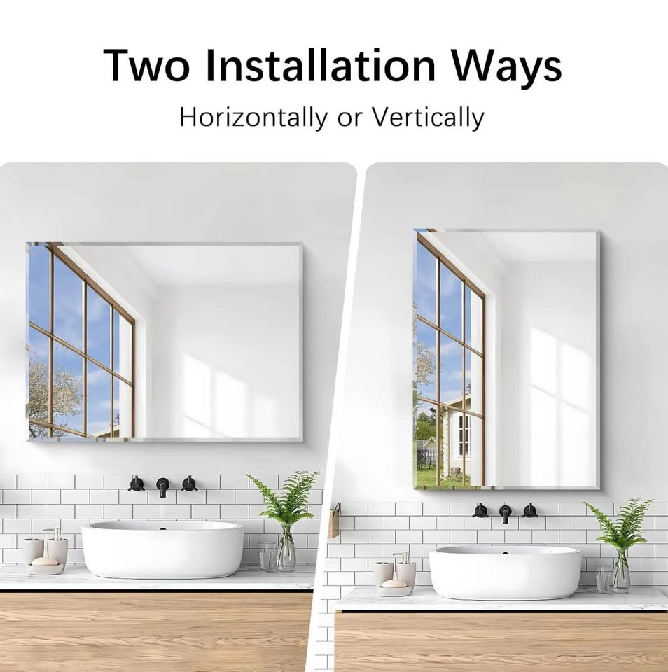Brand New in Box Frameless Bathroom Mirror, 20x28 inches - photo 4