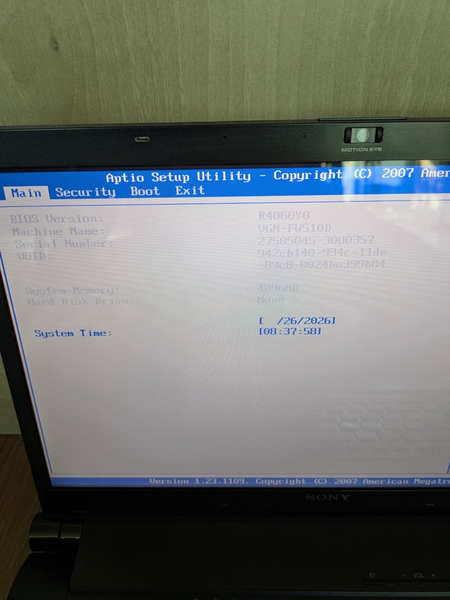 Sony Vaio laptop - no HDD - photo 3