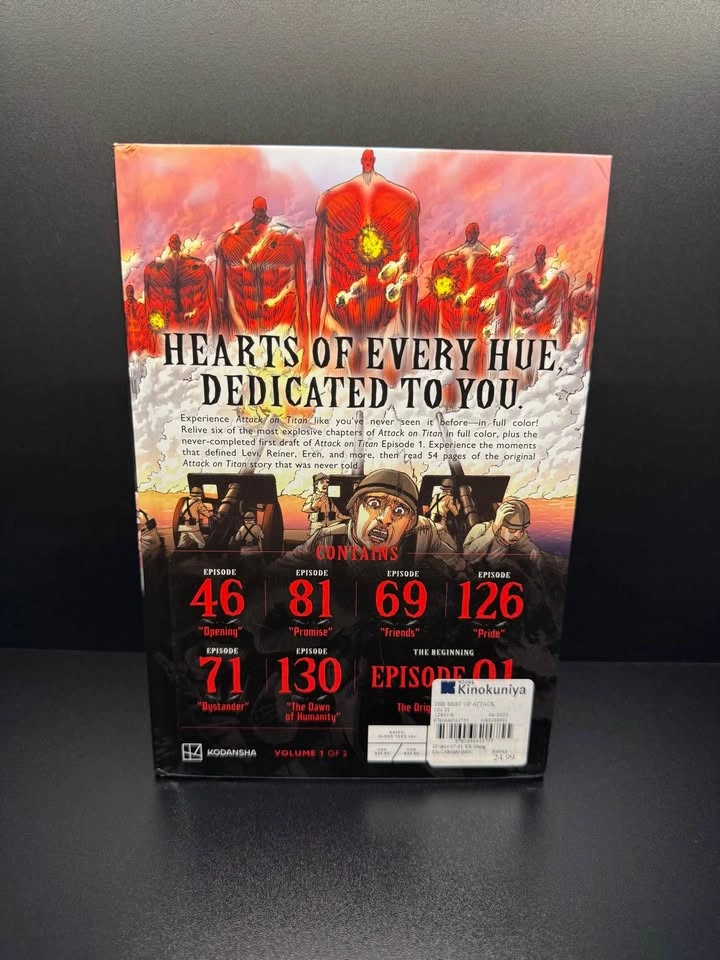 Attack on Titan Best of In Color Vol 1 Hardcover Hajime Isayama - photo 3