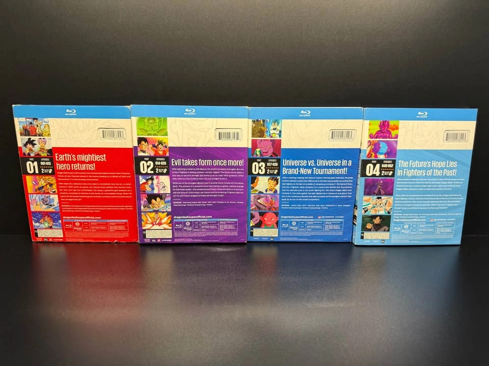 Dragon Ball Super Blu-ray Parts 1-4 Set - photo 2