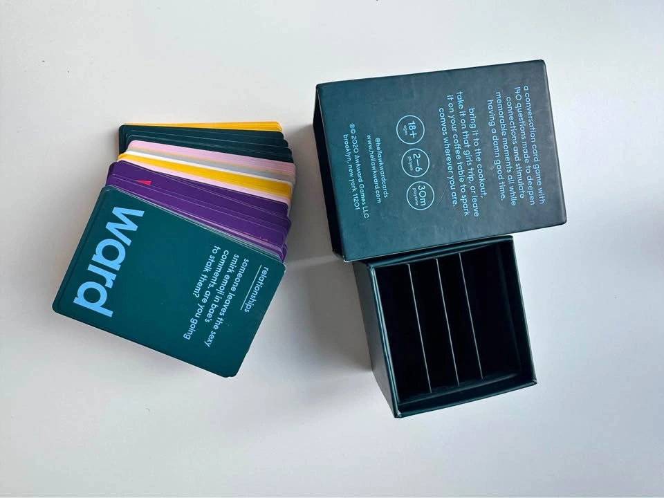 Hella Awkward Card Game – 140 Conversation Cards