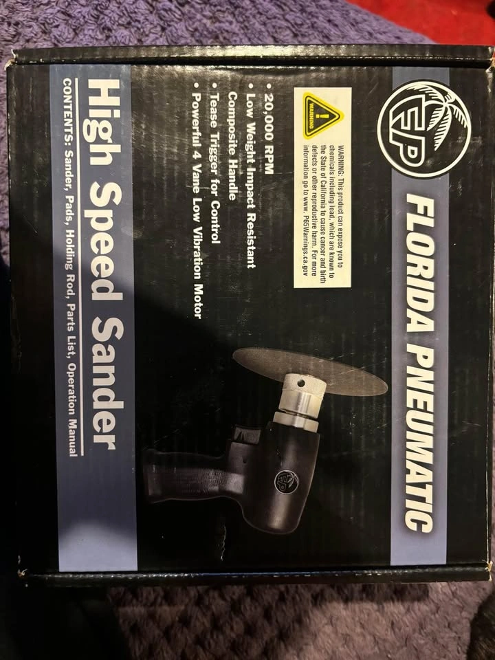 Florida Pneumatic High Speed Sander