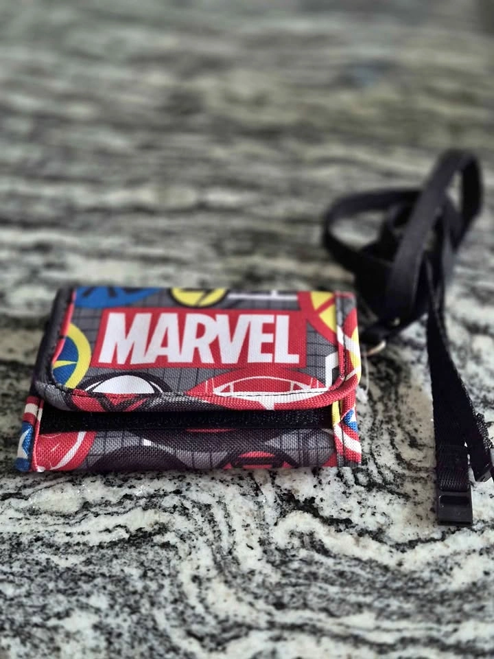 Gap Kids Marvel Trifold Wallet with Lanyard