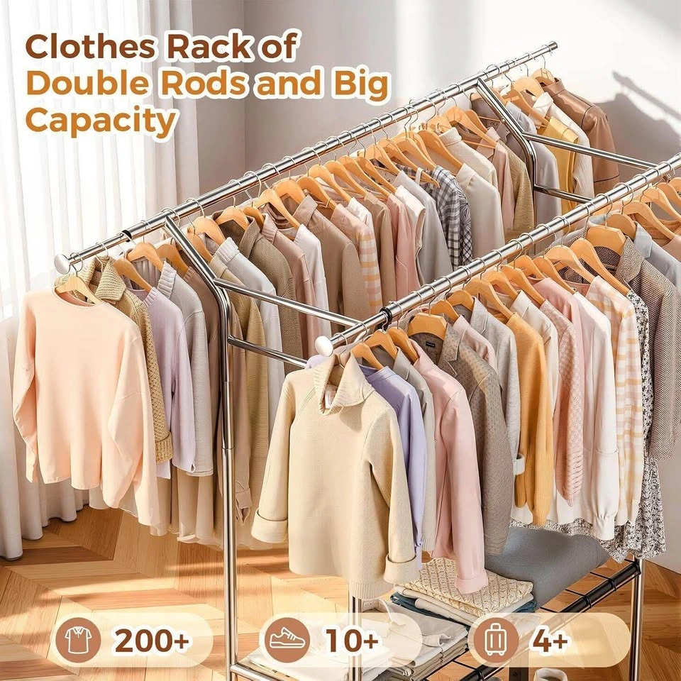 Double Rod Clothing Racks - photo 3