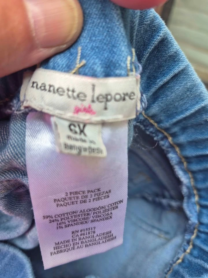 Nanette Lepore Girls Bow Pocket FlareJeans - photo 5
