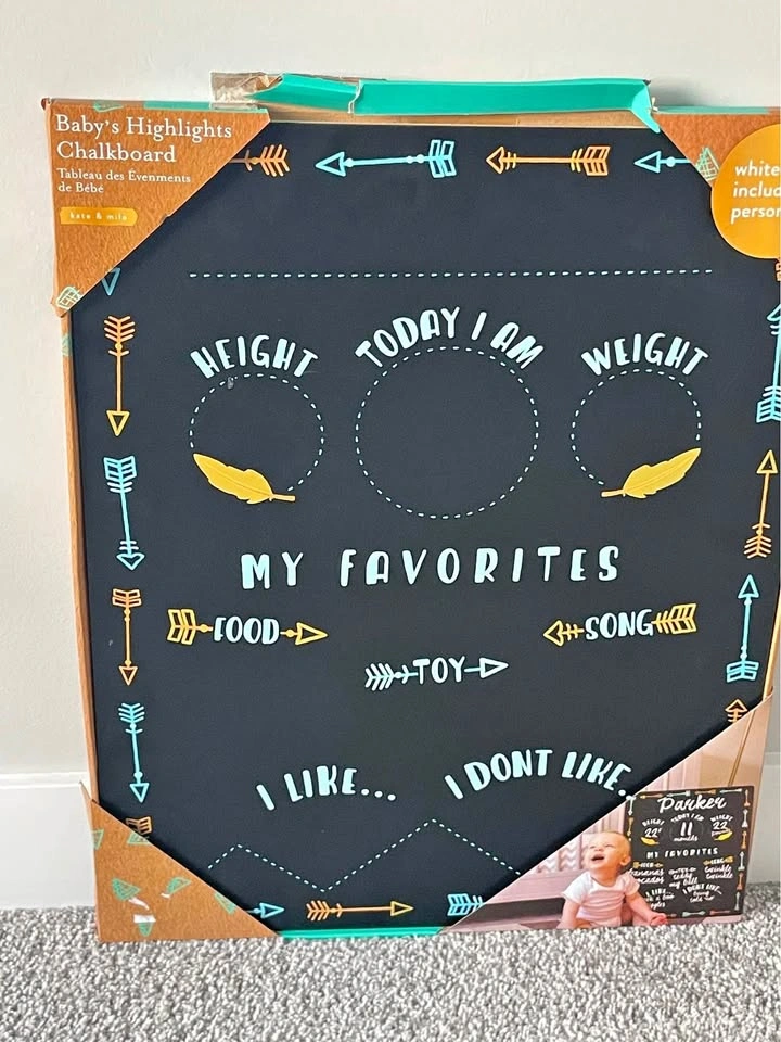 Baby’s Highlights Chalkboard