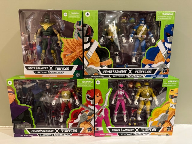 Power Rangers X Teenage Mutant Ninja Turtles Lightning Collectio