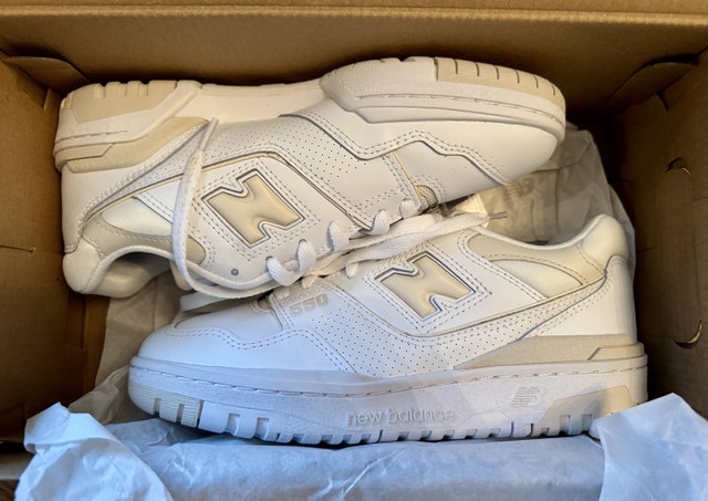 Women’s New Balance 550 White-Beige in Size 7.5 Width B - photo 4