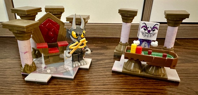 McFarlane Toys Cuphead Devious Dice & Devil's Throne Sets