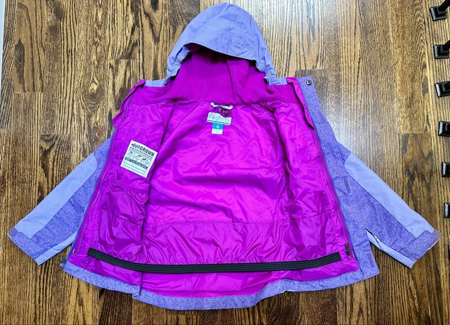Girls XS Size 6 Columbia Omni Tech 3-way Ski Jacket - photo 2