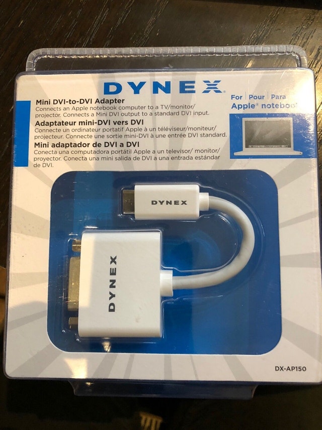 Mini DVI-to-DVI Adapter for Apple