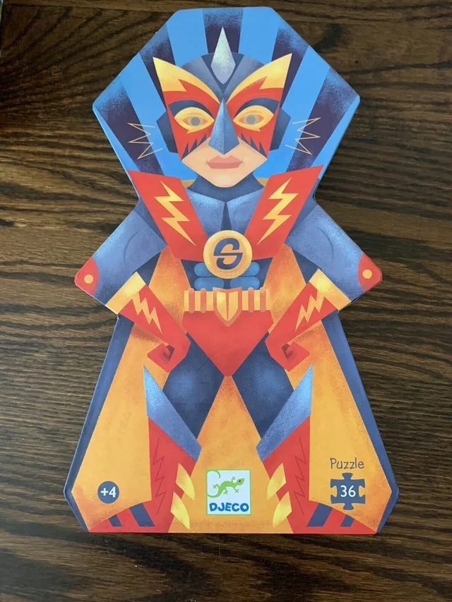DJECO Laser Boy Silhouette Jig Saw Puzzle