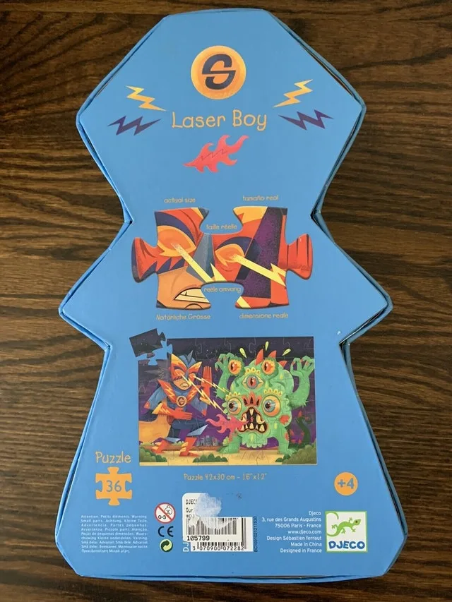 DJECO Laser Boy Silhouette Jig Saw Puzzle - photo 2