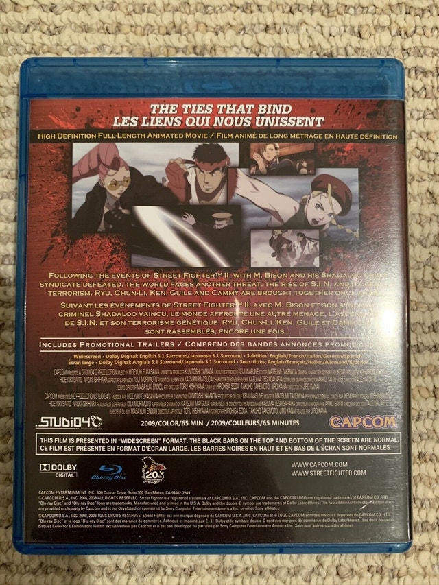 Street Fighter IV The Ties That Bind Blu-Ray - photo 3