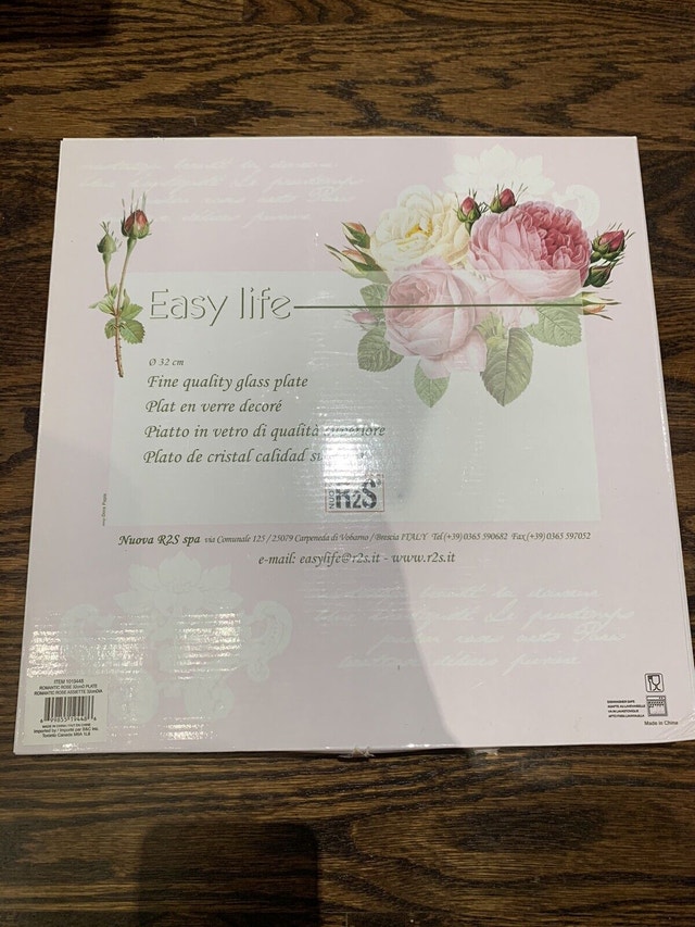 Easy Life Italian Designed Fine Quality Glass Plate - photo 4