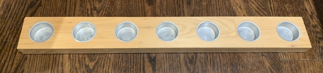 IKEA Wood Tea Light Candle Holder