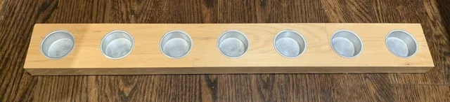 IKEA Wood Tea Light Candle Holder