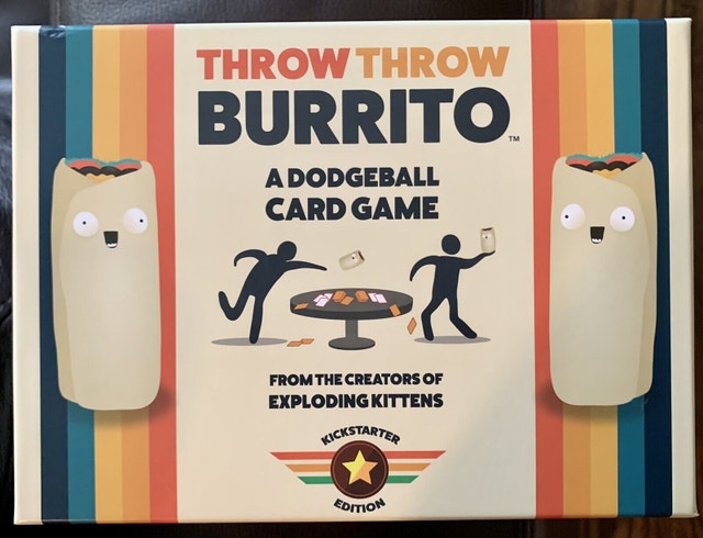 Throw Throw Burrito Kickstarter Edition with Collectible Pin