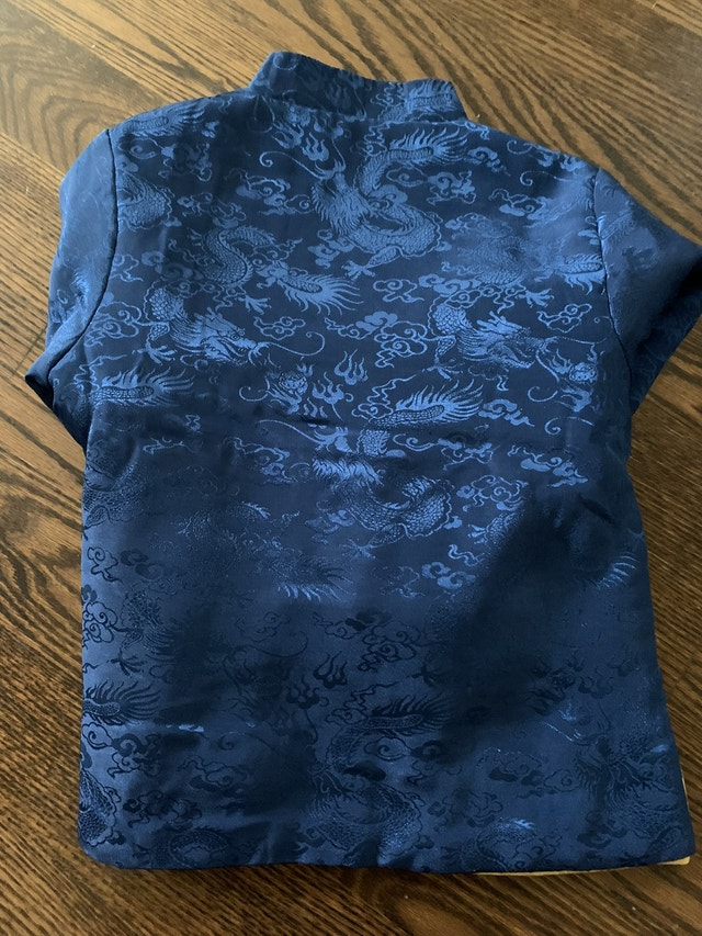 Traditional Style Kids 4-6 Reversible Vests for Chinese New Year - photo 2