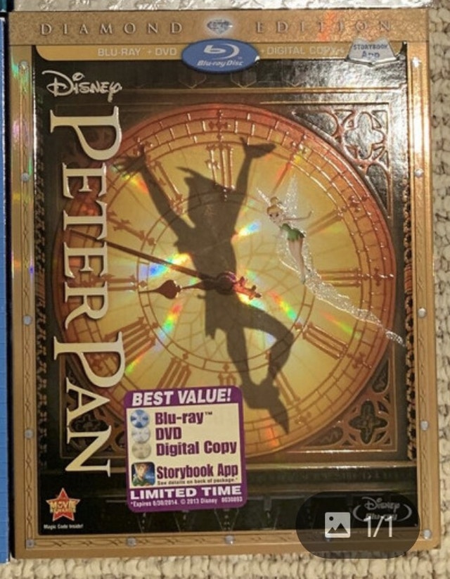 Disney Peter Pan Diamond Edition Blu-ray + DVD