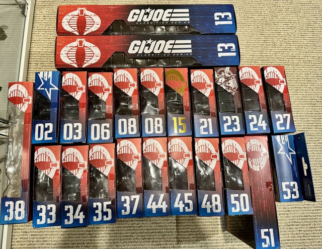 GI Joe Classified Figure Boxes