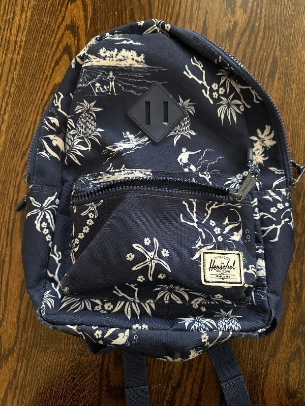 Herschel Heritage Kids Size Backpack - Beach Print