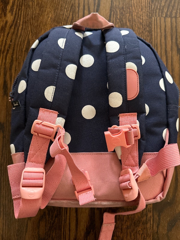 Herschel Heritage Kids Backpack - White Polka on Blue and Pink - photo 2
