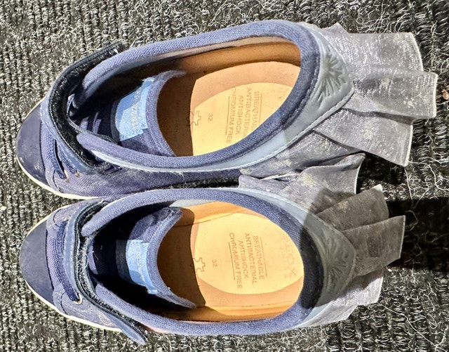 Geox x Disney Frozen Girl's Ciak Sneakers Size 1 - photo 4