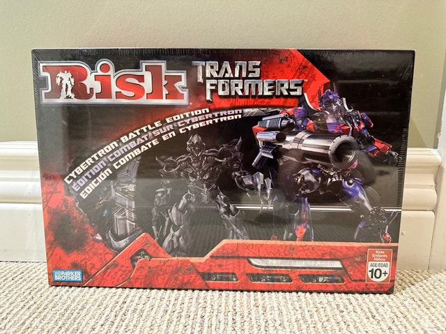 Risk: Transformers Cybertron Battle Edition Boardgame