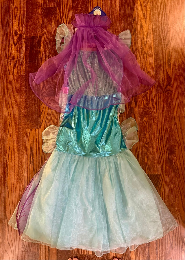 Sparkly Mermaid Child Costume Size 7-8 by Princess Factory - photo 2