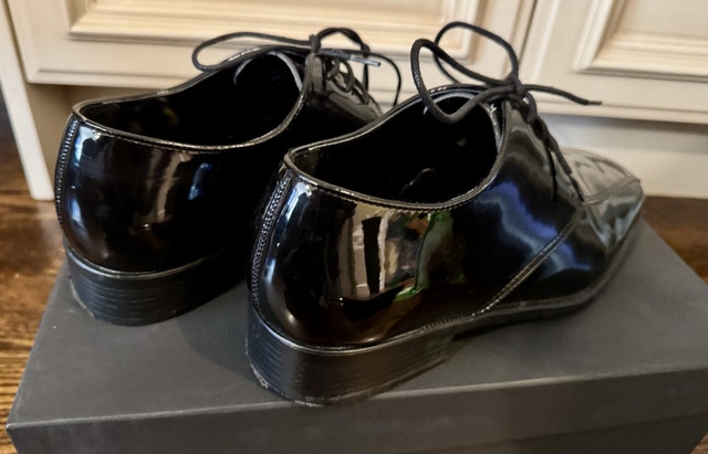 Black Shiny Tuxedo Shoes - photo 4