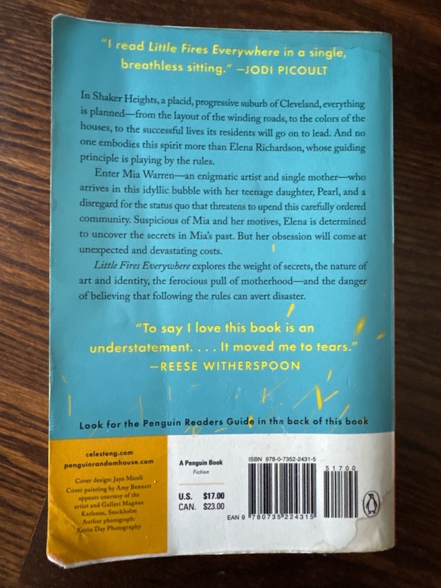 Little Fires Everywhere by Celeste Ng - photo 2