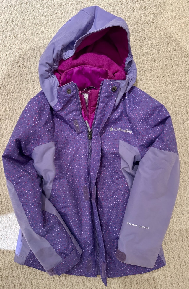 Columbia Girls' Whirlibird III Winter Ski Jacket Size XS (6)