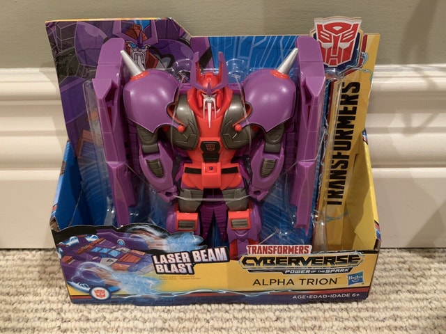 Transformers Cyberverse Ultra Class Alpha Trion Figure