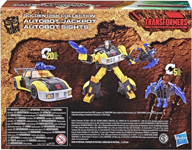Transformers Kingdom Golden Disk Collection Jackpot with Sights