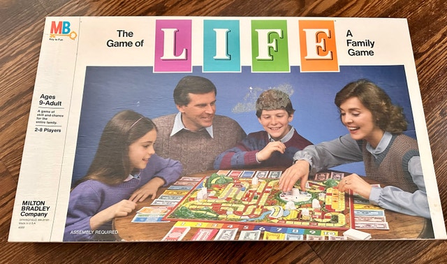 Game of Life Vintage Board Game Milton Bradley 1985