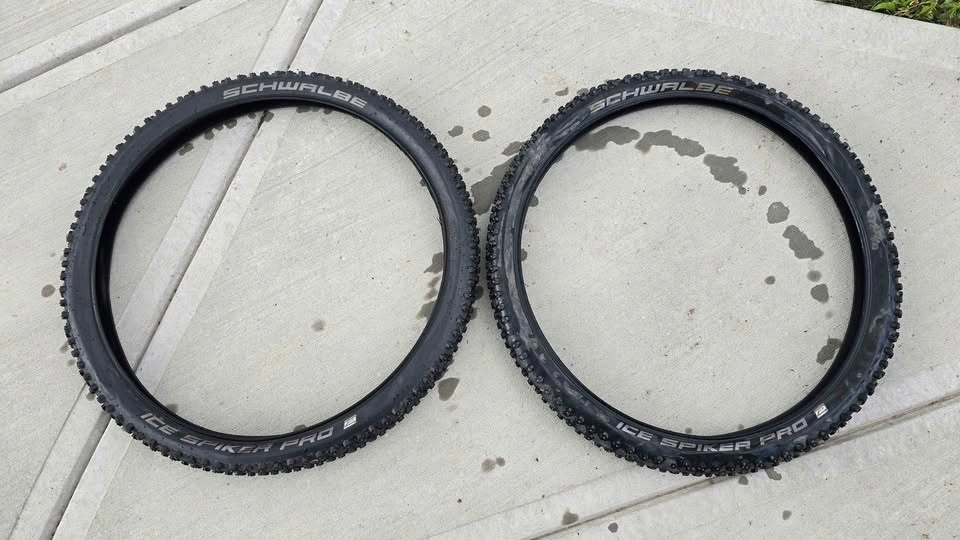 PAIR of Schwalbe Ice Spiker Pro 27.5” Studded Tires - 27.5x2.25 - photo 5