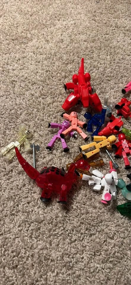 Giant Stikbot Lot – Figures, Animals, Dragons & Accessories! - photo 3