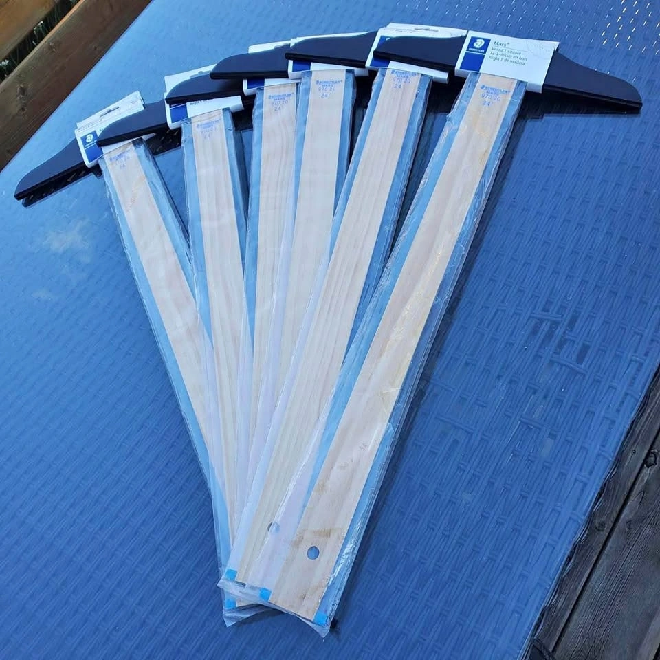 Staedtler Mars 24-inch Wood T-square
