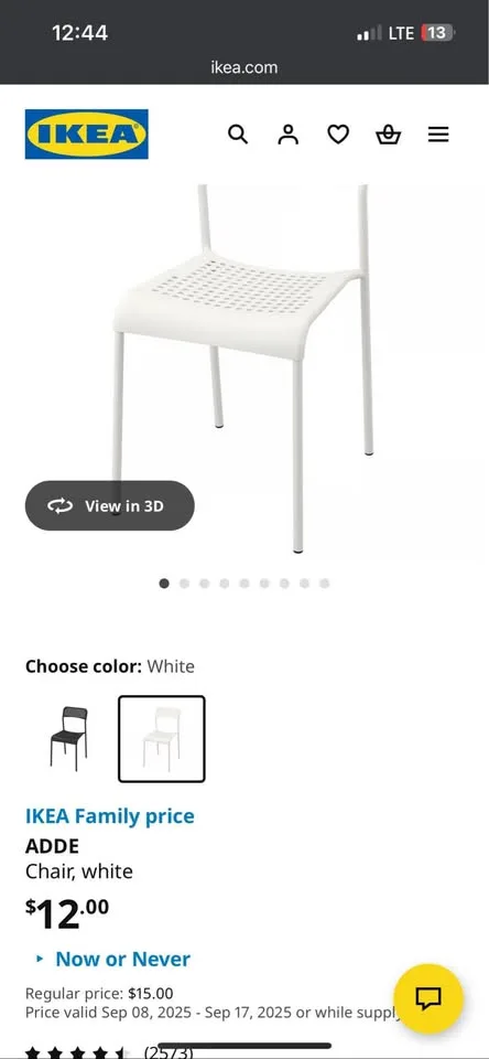 Ikea Kitchen Chair ADDE image indicator(3)