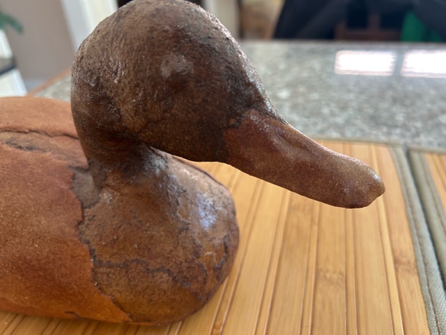 Decorative leather Duck Decoy - photo 2