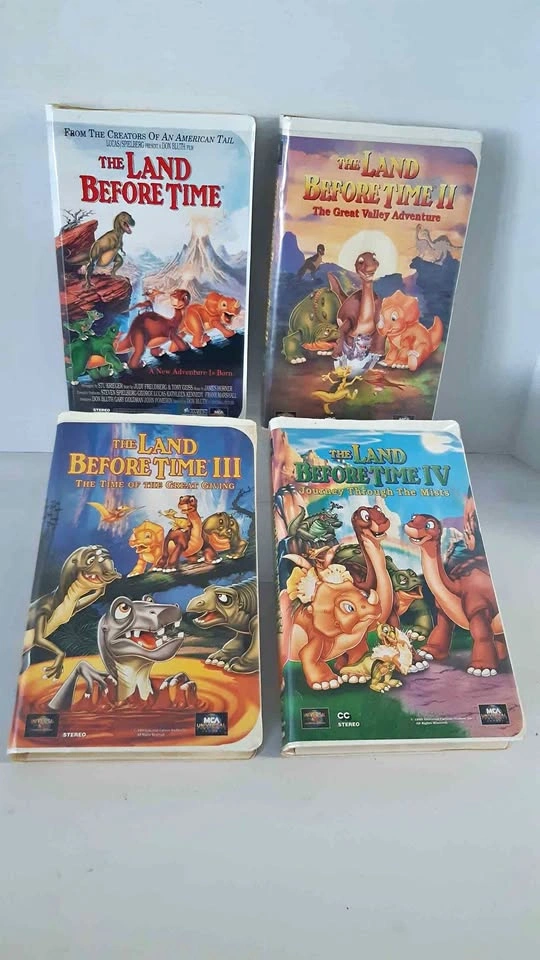 The Land Before Time VHS Collection I-IV